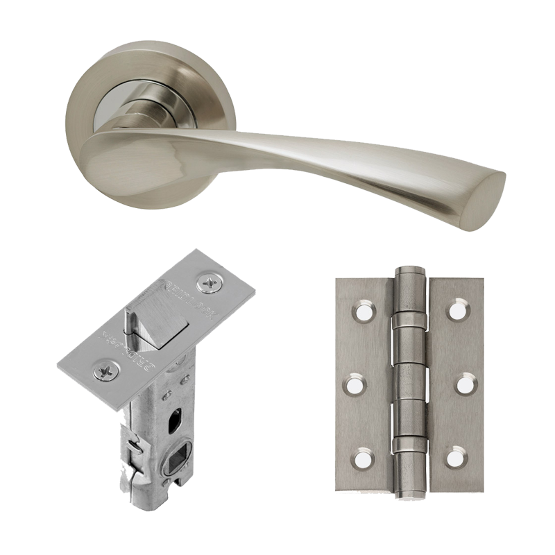 LPD Solar Chrome Tone Handle Hardware Pack