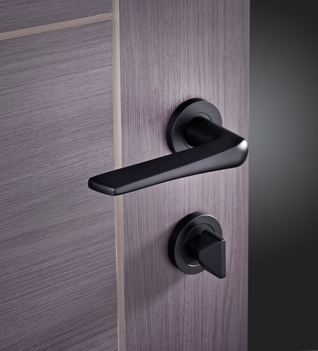 LPD Turin Matt Black Privacy Handle Pack