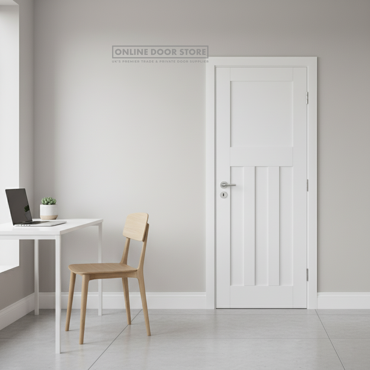 XL Joinery DX 1930's White Primed FD30 Fire Door