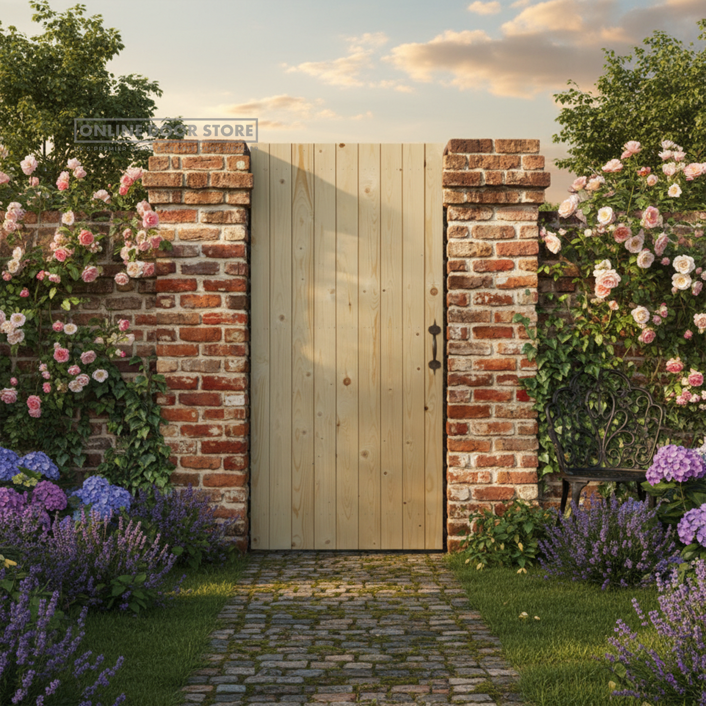 XL Joinery Framed Ledged & Braced Pine Gate or Shed Door
