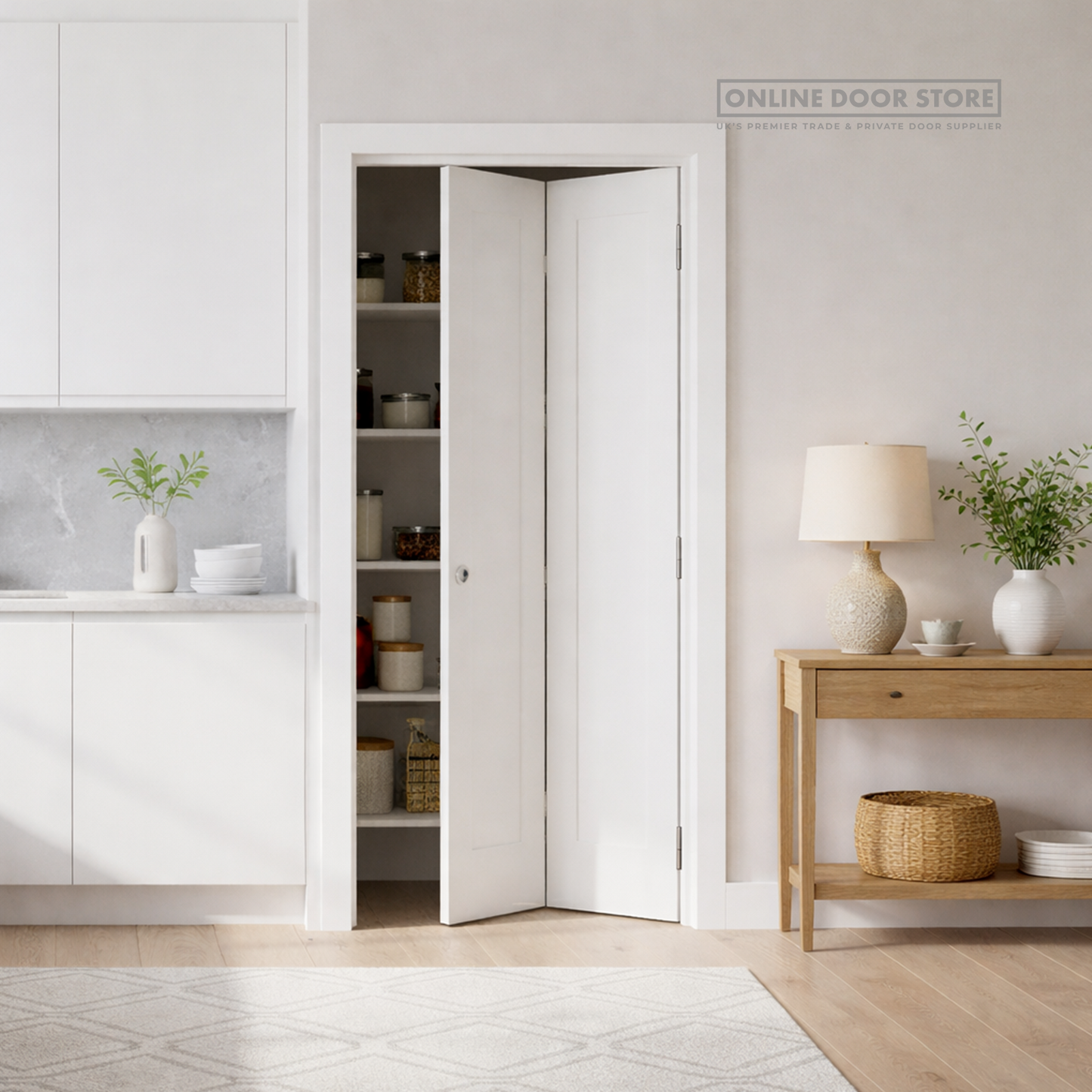 XL Joinery Pattern 10 White Primed Bi-Fold Internal Door