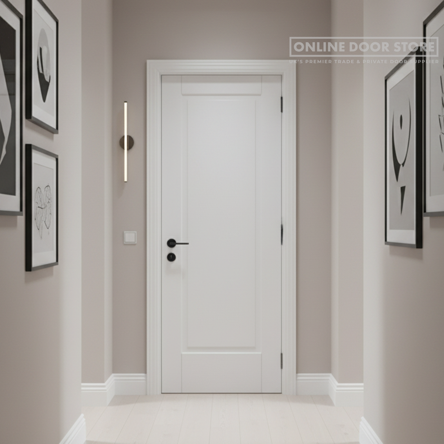 XL Joinery Pattern 10 White Primed Internal Door