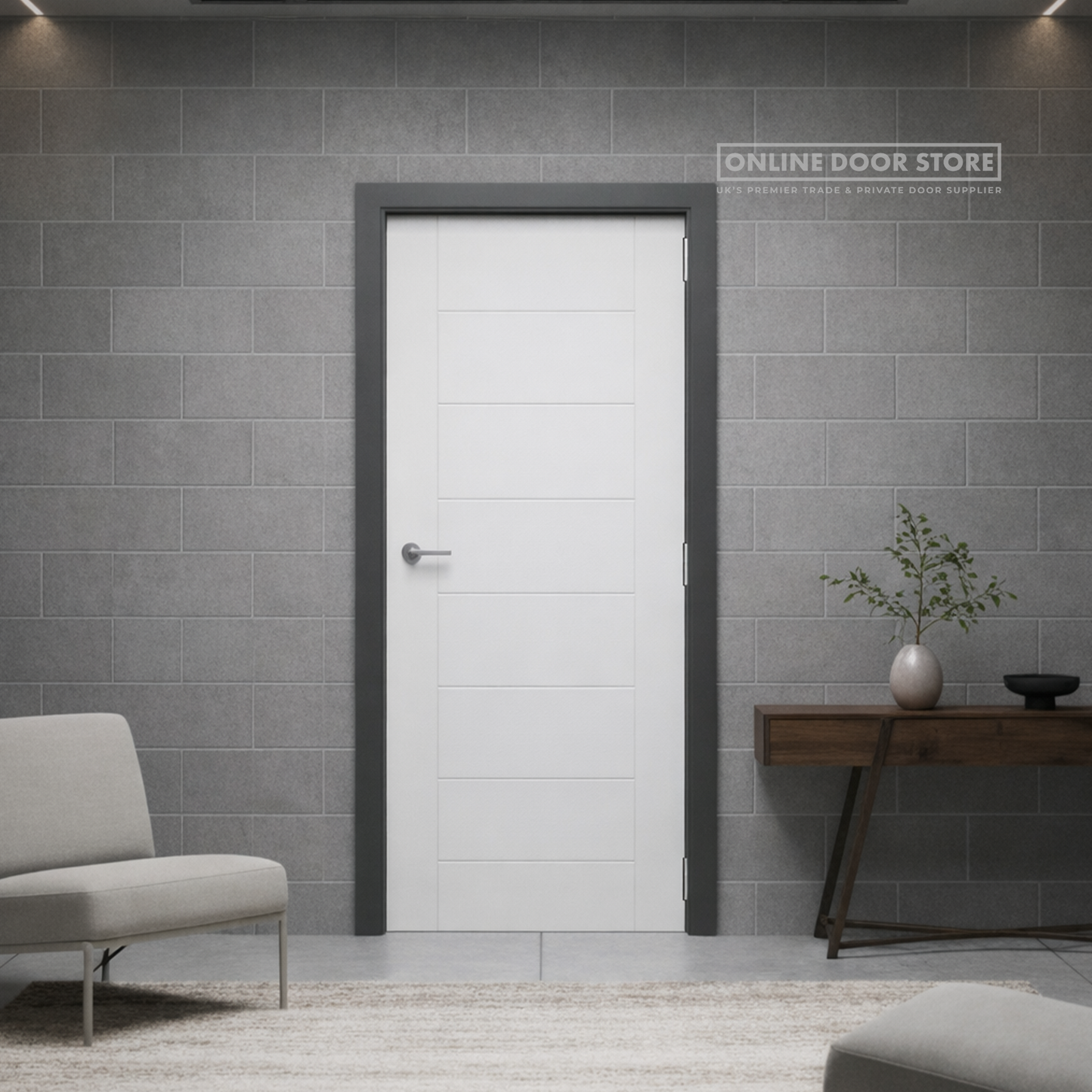 XL Joinery Perugia Pre-Finished Fully Finished White Internal Door