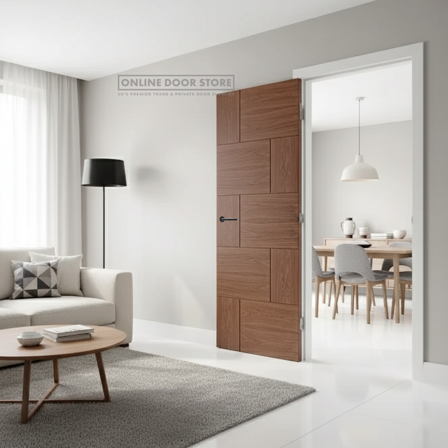 XL Joinery Ravenna Pre-Finished Walnut Internal Door
