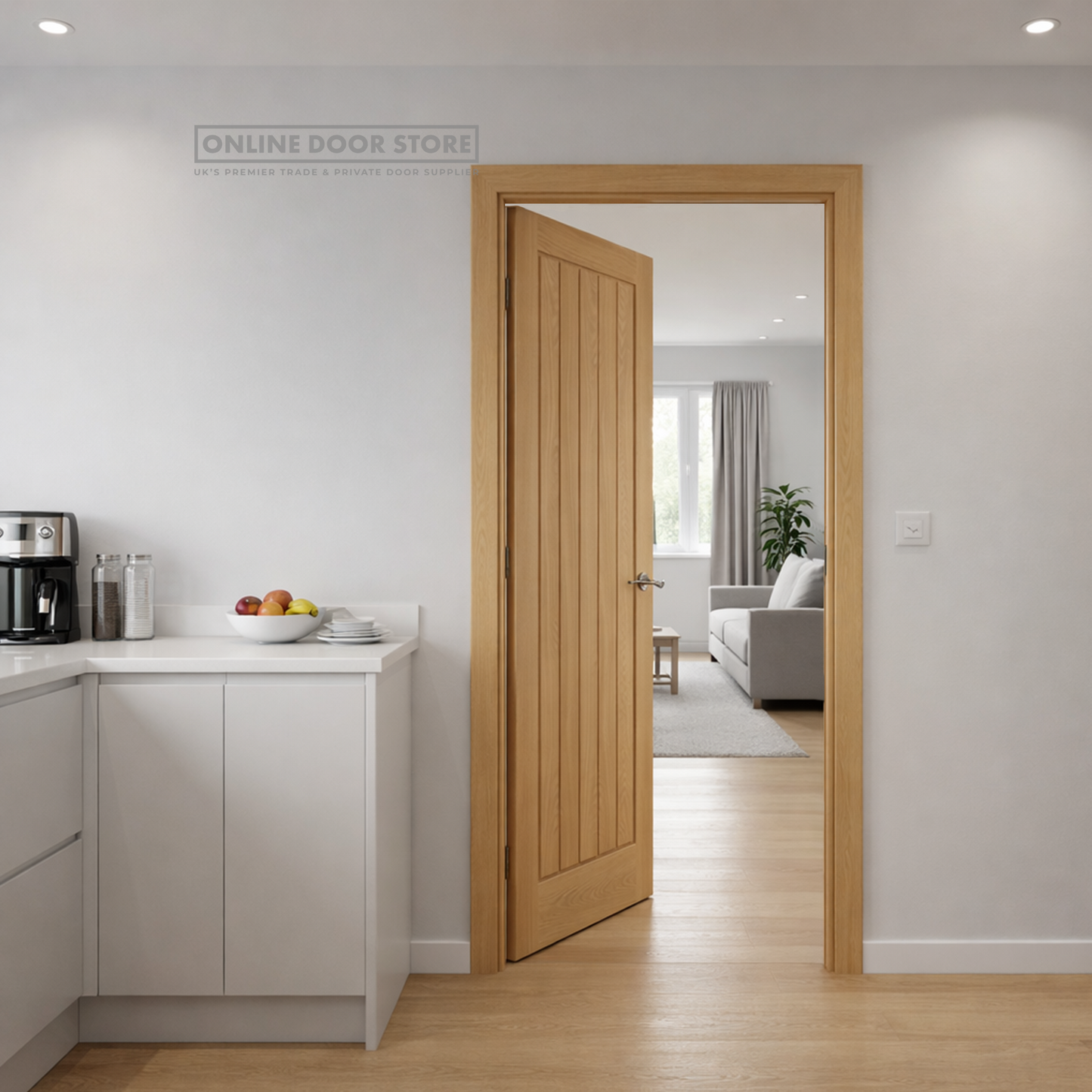 XL Joinery Suffolk Original Pre-finished Oak FD30 Fire Door