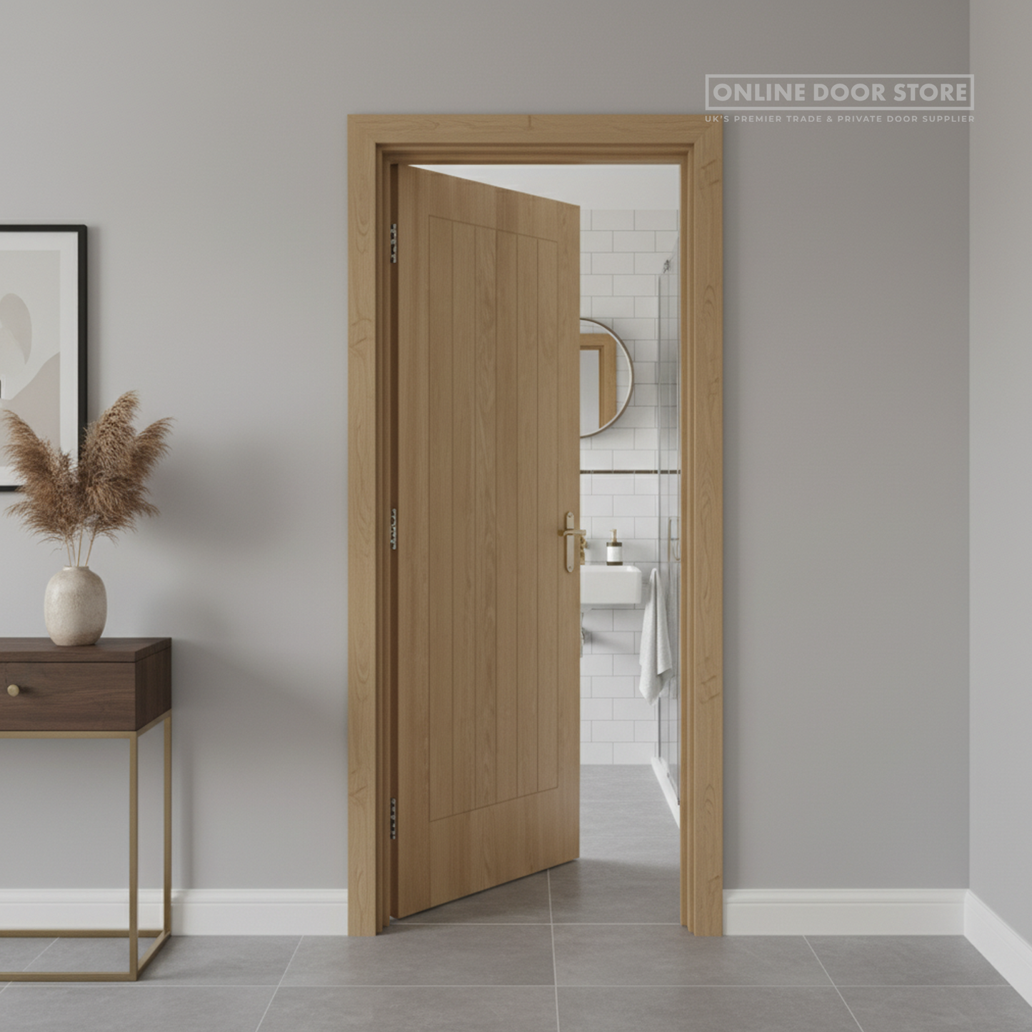 XL Joinery Suffolk Statement 100% Solid Oak Internal Door