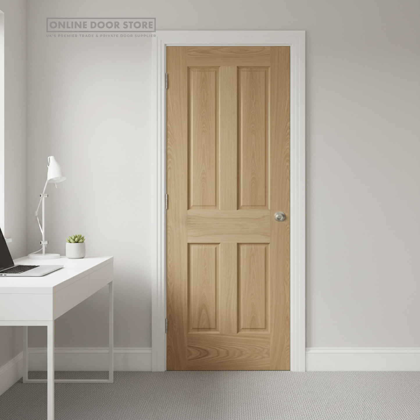 XL Joinery Victorian 4 Panel Oak Internal Door