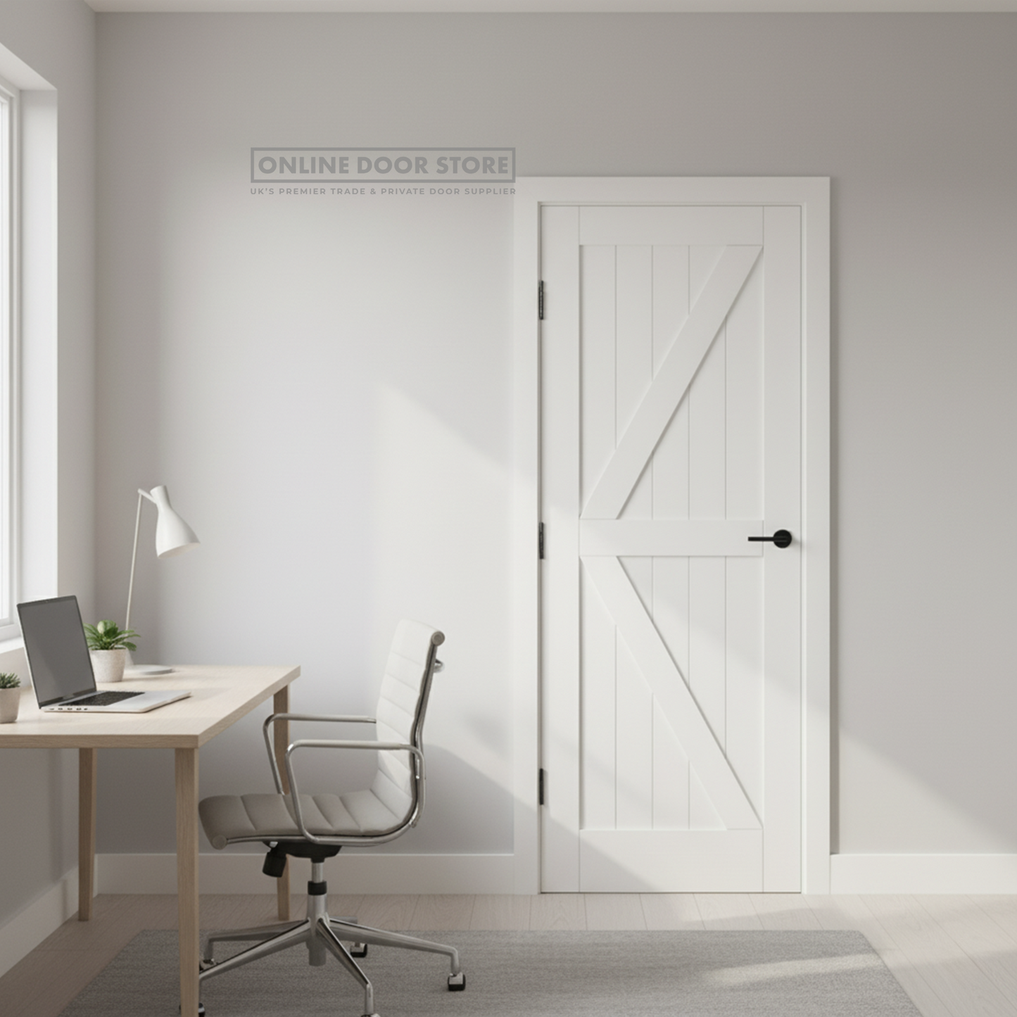 XL Joinery White Primed Cottage Internal Door