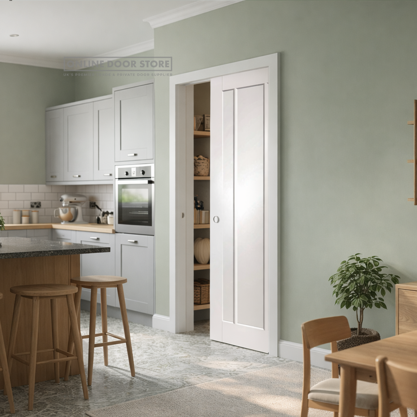 XL Joinery Worcester White Primed FD30 Fire Door