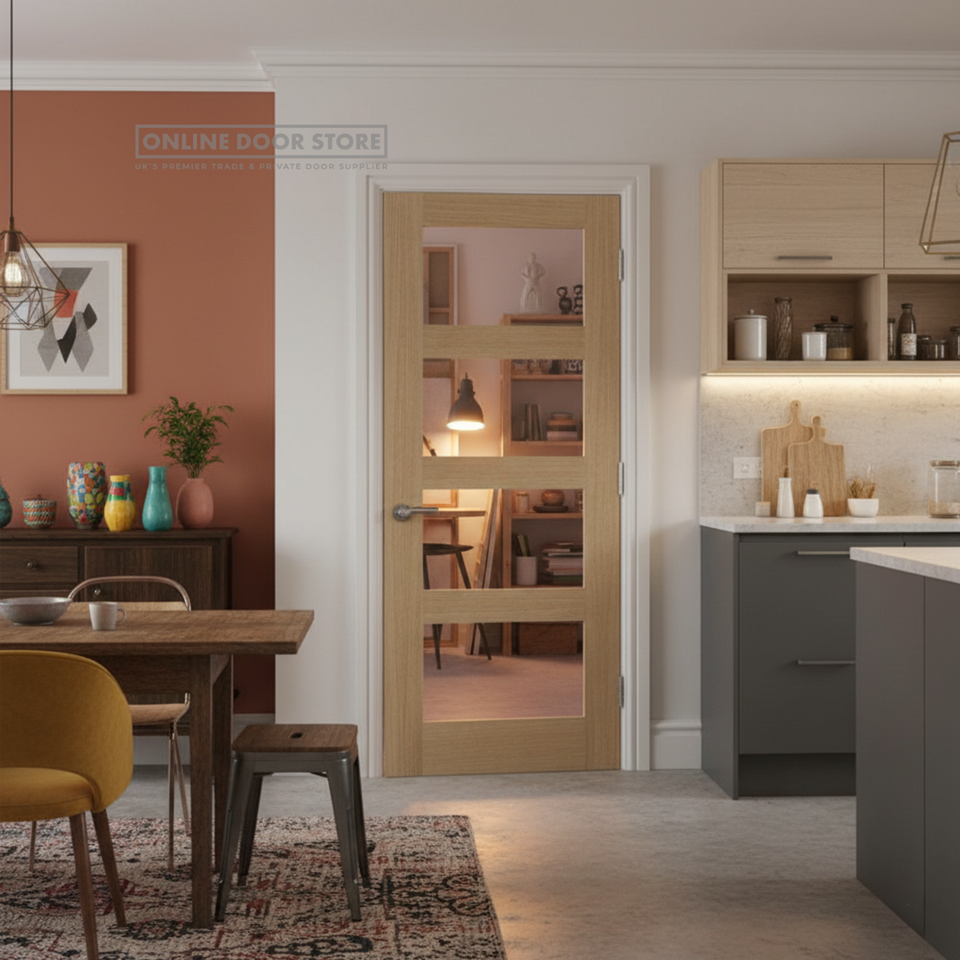 New contemporary door