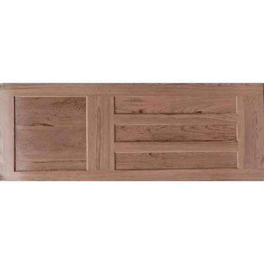 Pitch-pine door on edge
