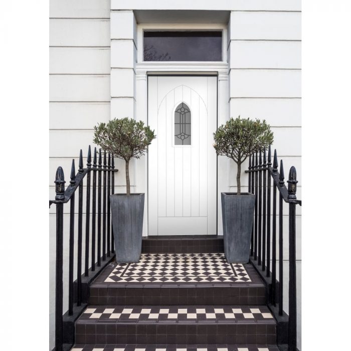 Fabulous white front door