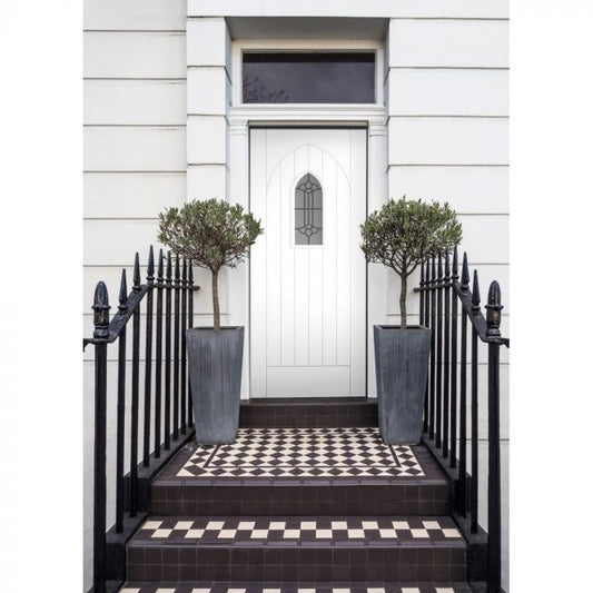 Fabulous white front door