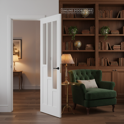 LPD White Coventry Internal Glazed Door 3L