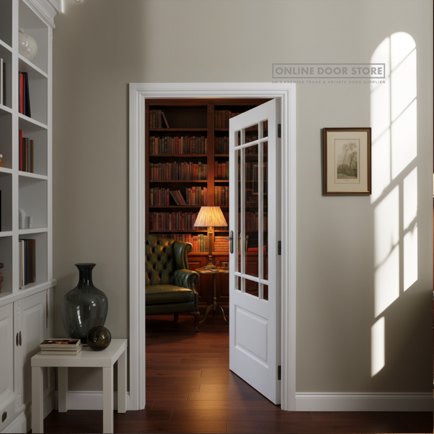 LPD White Downham Internal Glazed Door 9L