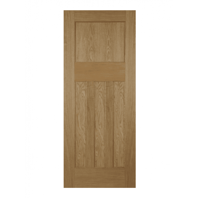 Mendes 1930's Un-Finished Oak 4 Panel FD30 Fire Door