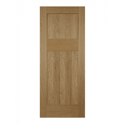 Mendes 1930's Un-Finished Oak 4 Panel FD30 Fire Door