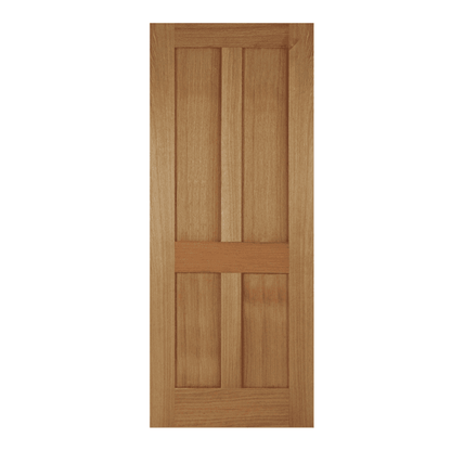 Mendes Bristol Un-Finished Oak 4 Panel Shaker FD30 Fire Door