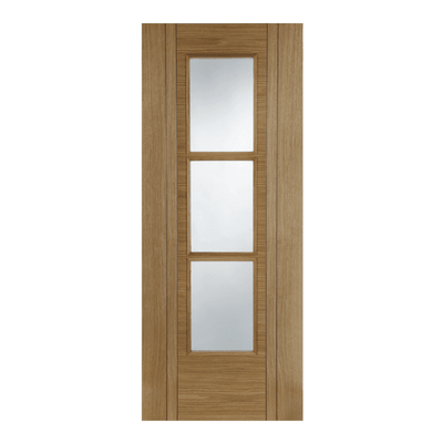 Mendes Capri Pre-Finished Oak 3 Light Internal Glazed Door