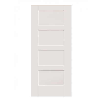 Mendes Contemporary Deluxe White Primed 4 Panel FD30 Fire Door