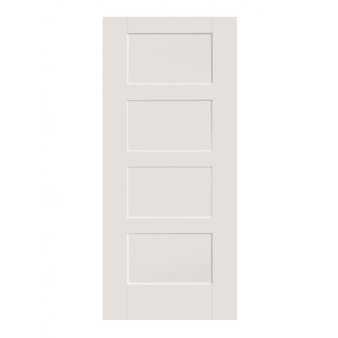 Mendes Contemporary Deluxe White Primed 4 Panel Internal Door