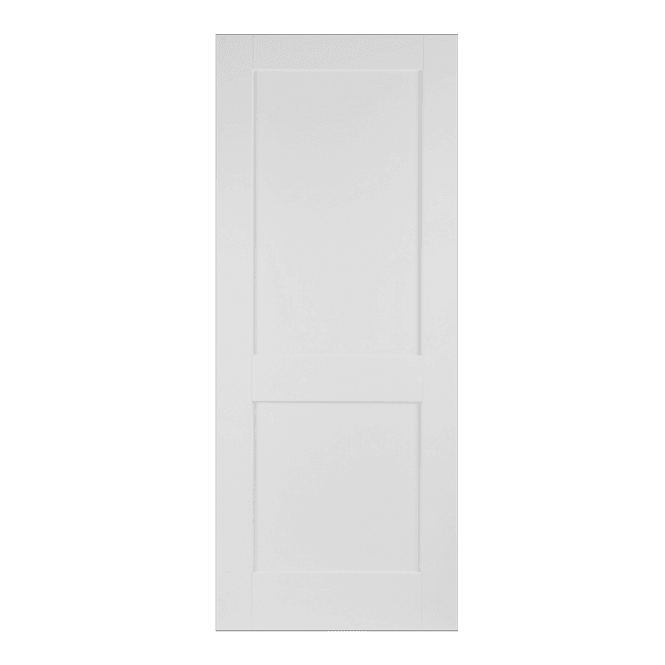 Mendes Deluxe White Primed 2 Panel Shaker FD30 Fire Door