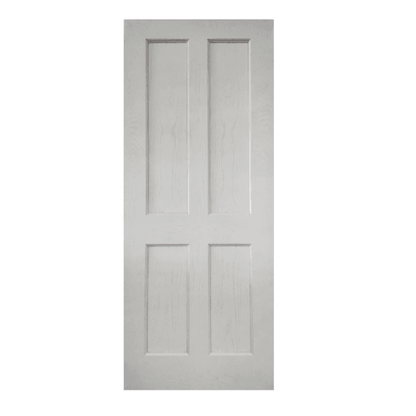 Mendes Essex White Primed Oak 4 Panel Internal FD30 Fire Door