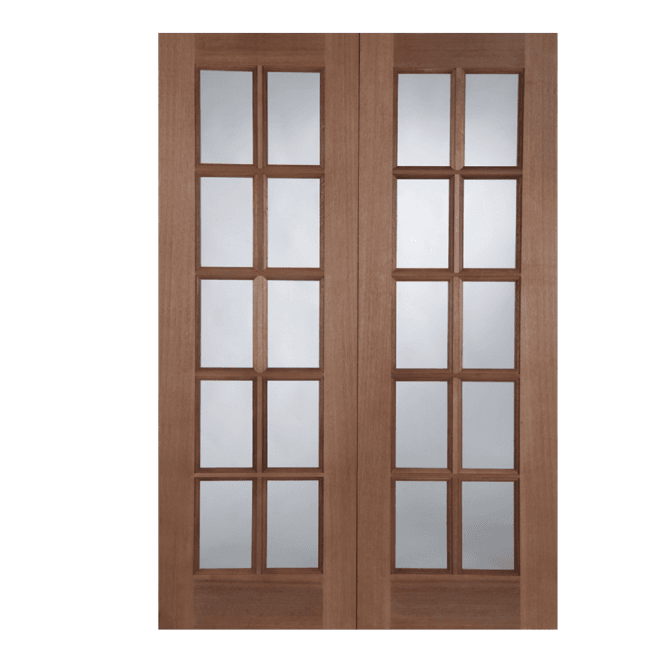 Mendes GTP Unglazed Hardwood External Door Pair