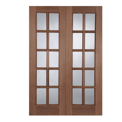Mendes GTP Unglazed Hardwood External Door Pair