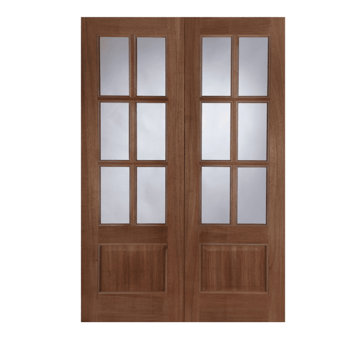 Mendes Hampstead Hardwood Unglazed External Door Pair