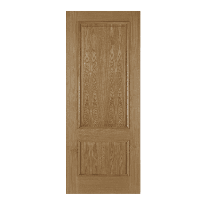 Mendes Iris Raised Moulding Un-Finished Oak 2 Panel Internal Door