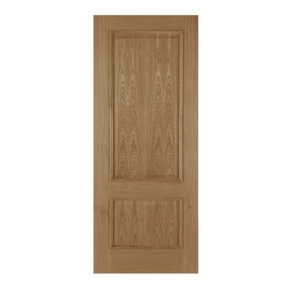 Mendes Iris Raised Moulding Un-Finished Oak 2 Panel Internal Door