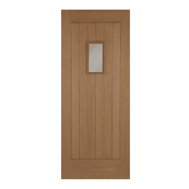Mendes Thermally Rated Hillingdon Oak Glazed External Door