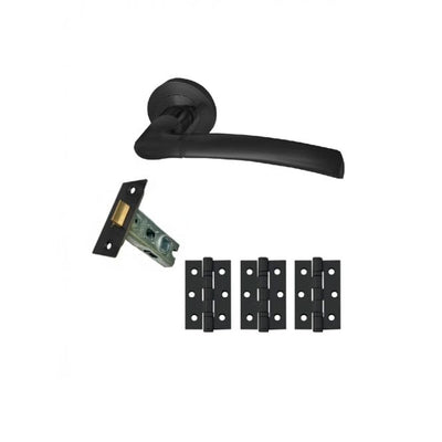 Intelligent Hardware Falcon Developer Lever on Rose in Matt Black RAL9004