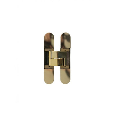 Atlantic AGB Eclipse Fire Rated Adjustable Concealed Hinge - Polished Brass
