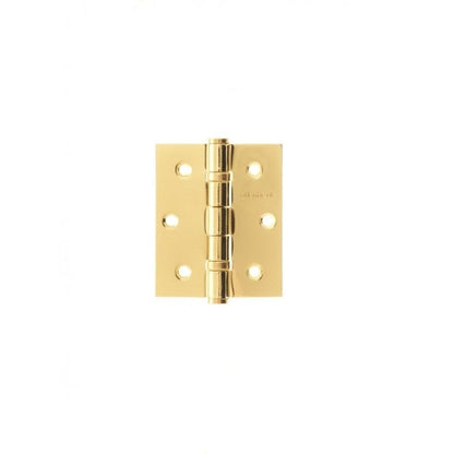 Atlantic Ball Bearing Hinges 3" x 2.5" x 2.5mm - Polished Brass