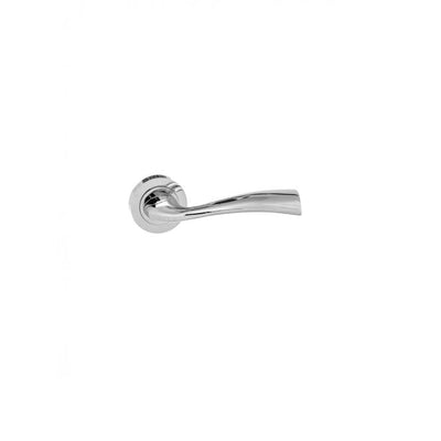 Atlantic Eco Wave Aluminium Lever on Round Rose - Polished Chrome