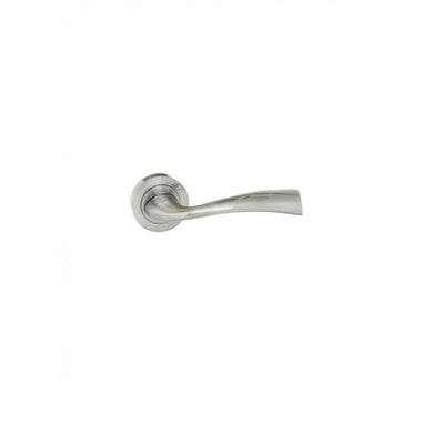 Atlantic Eco Wave Aluminium Lever on Round Rose - Satin Chrome