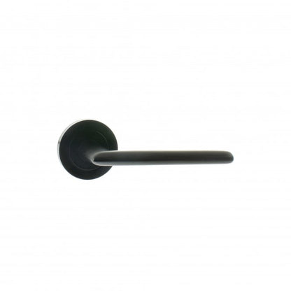 Atlantic Status Alabama Lever on Round Rose - Matt Black
