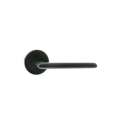 Atlantic Status Alabama Lever on Round Rose - Matt Black