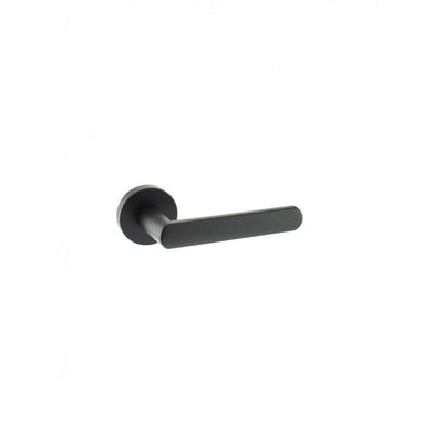 Atlantic Status Michigan Lever on Round Rose - Matt Black