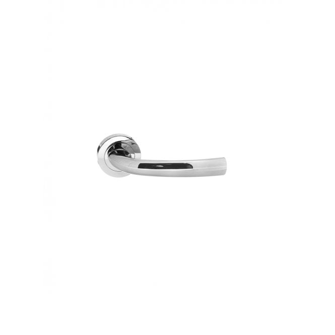 Atlantic Status Nevada Lever on Round Rose - Polished Chrome