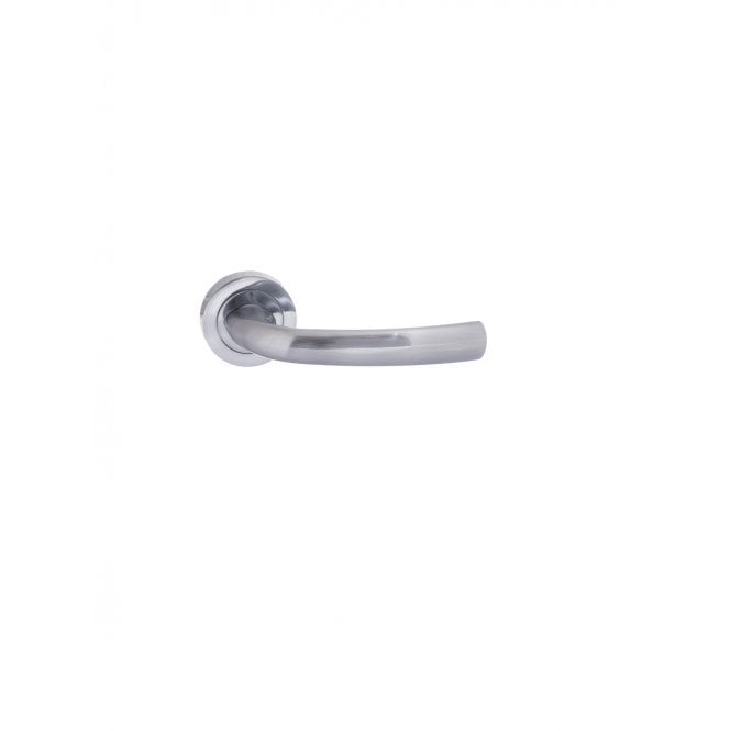 Atlantic Status Nevada Lever on Round Rose - Satin Chrome