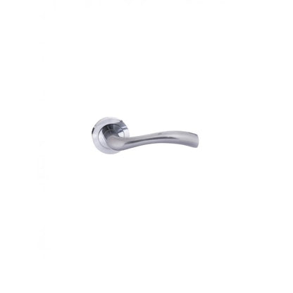 Atlantic Status Texas Lever on Round Rose - Satin Chrome