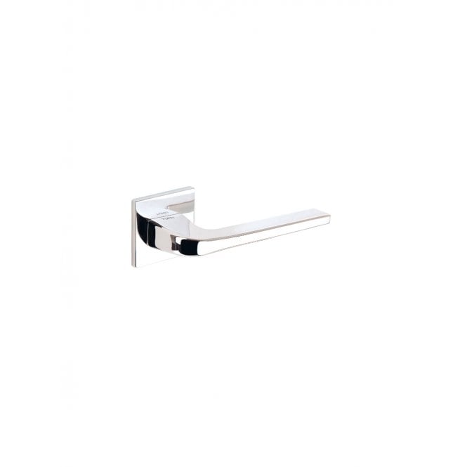 Atlantic Tupai Rapido 5S Line Canha Designer Lever on 5mm Slimline Square Rose - Bright Polished Chrome