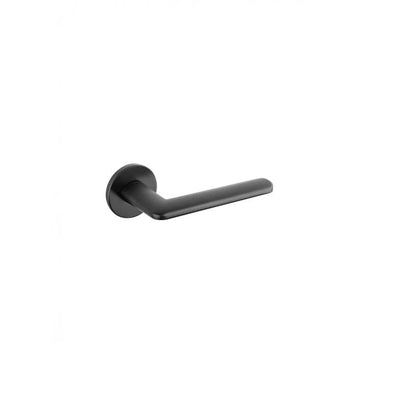 Atlantic Tupai Rapido 5S Line Tavira Designer Lever on 5mm Slimline Round Rose - Pearl Black