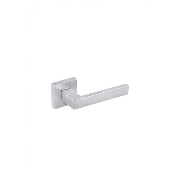 Atlantic Tupai Rapido QuadraLine Rillo Designer Lever on Square Rose - Satin Chrome