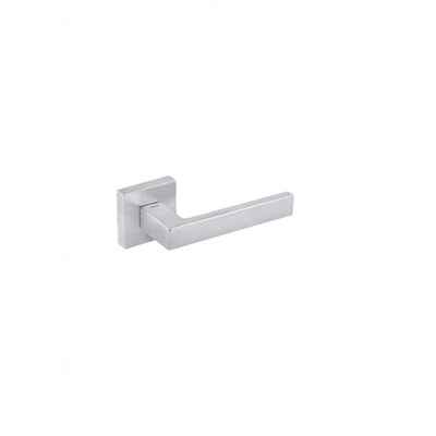 Atlantic Tupai Rapido QuadraLine Rillo Designer Lever on Square Rose - Satin Chrome