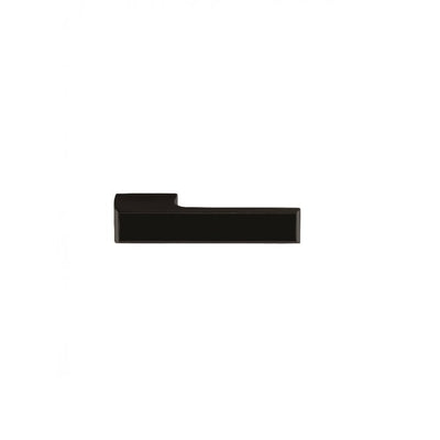 Atlantic Tupai Rapido VersaLine Tobar Designer Lever on Long Rose - Matt Black Decorative Plate - Matt Black