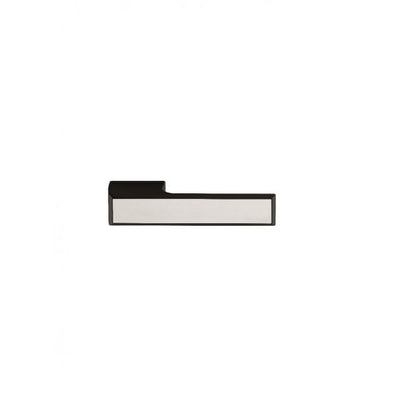 Atlantic Tupai Rapido VersaLine Tobar Designer Lever on Long Rose - Polished Stainless Steel Decorative Plate - Matt Black